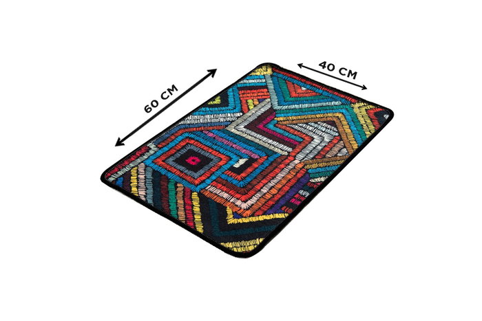 Mijölnir Alfombrilla de Baño 100% Poliéster Antialérgica Antideslizante 40x60 cm